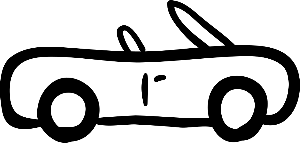 Sportive Car Hand Drawn Outline Comments - Sportive Car Hand Drawn Outline Comments (980x468)