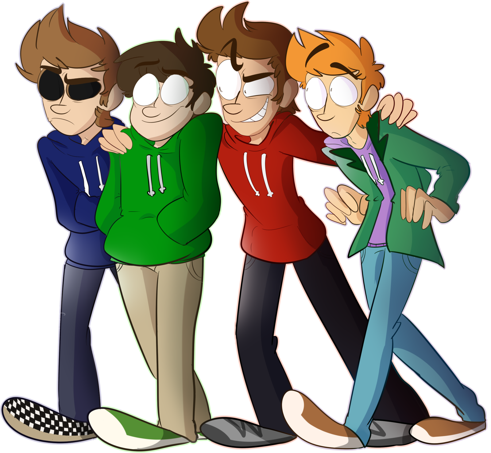 Eddsworld By Mikkybe On Deviantart - Eddsworld Group (1600x1475)