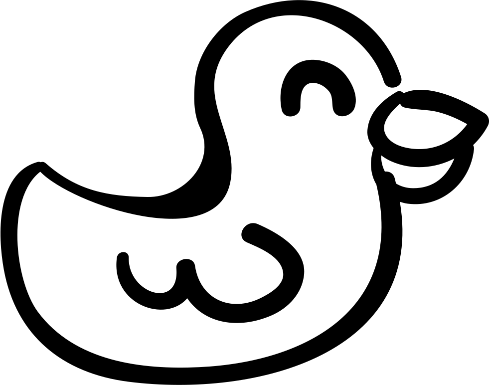 Bird Hand Drawn Animal Toy Comments - Hoe Teken Je Een Eend (981x772)