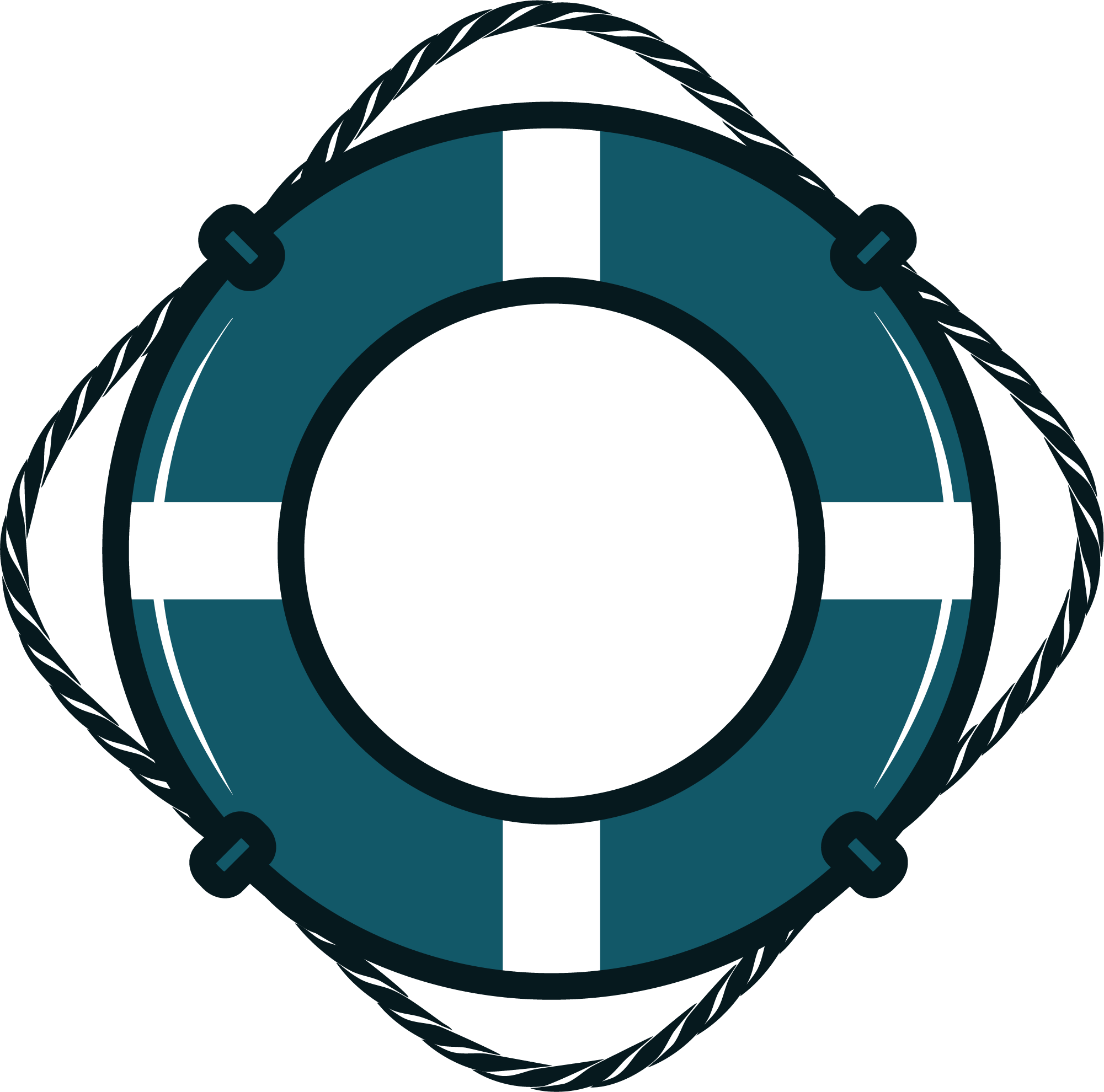 Hand Drawn Blue Swimming Ring - Hand Drawn Blue Swimming Ring (2001x1980)