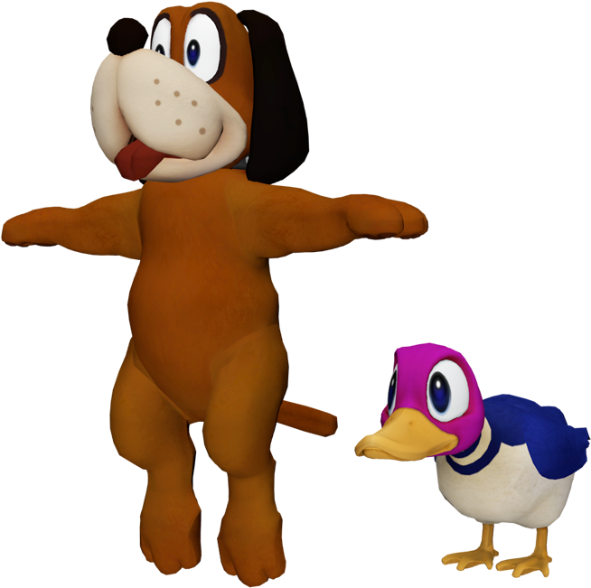 Duck Smashing Computer Clip Art - Duck Hunt Smash Bros (750x650)