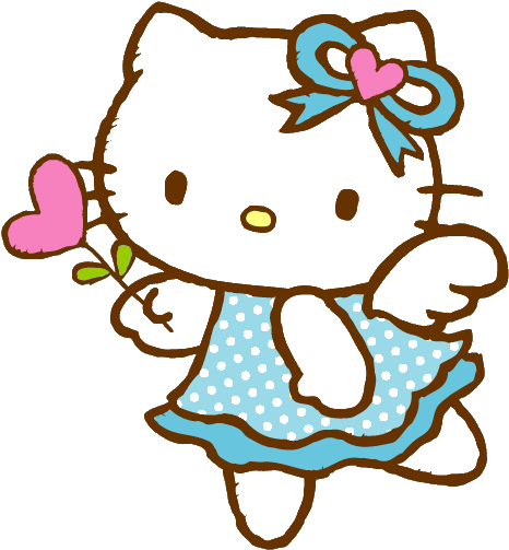 Hello Kitty Free Vector Image - Hello Kitty Png Icons (472x591)