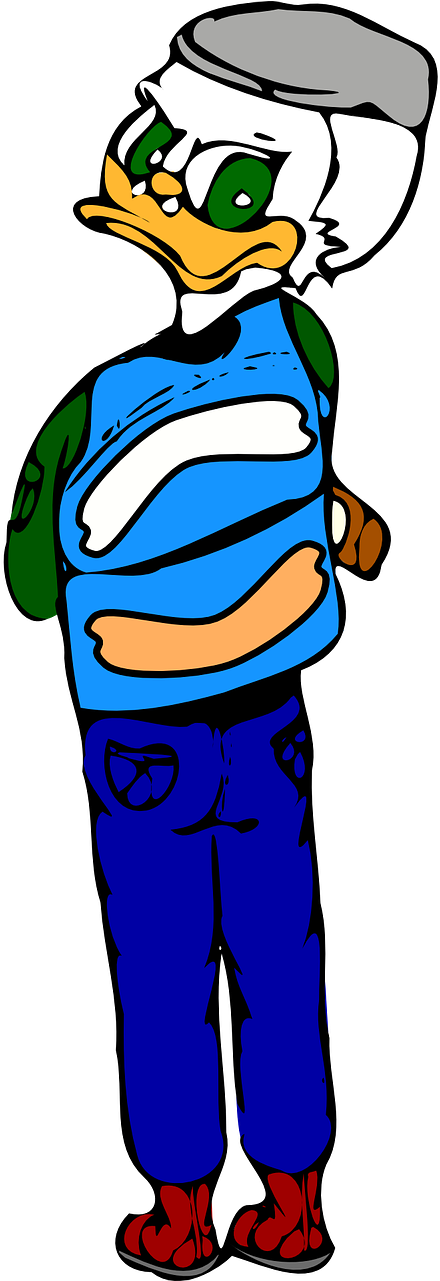 Free Comic Duck 2 - Cartoon (640x1280)