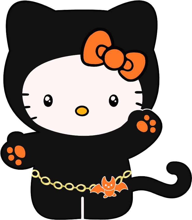 Hello Kitty Halloween Clip Art - Hello Kitty Halloween (800x900)