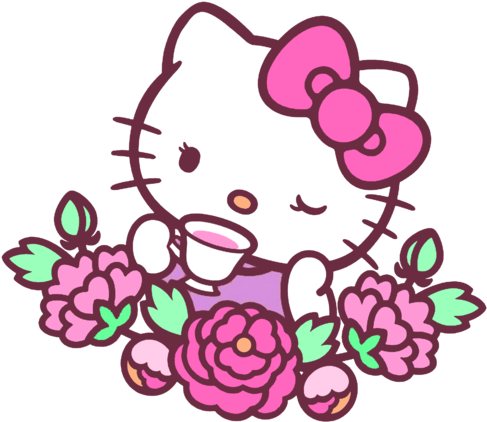 Blues-sevenfold00 - Hello Kitty Cute Png (500x440)