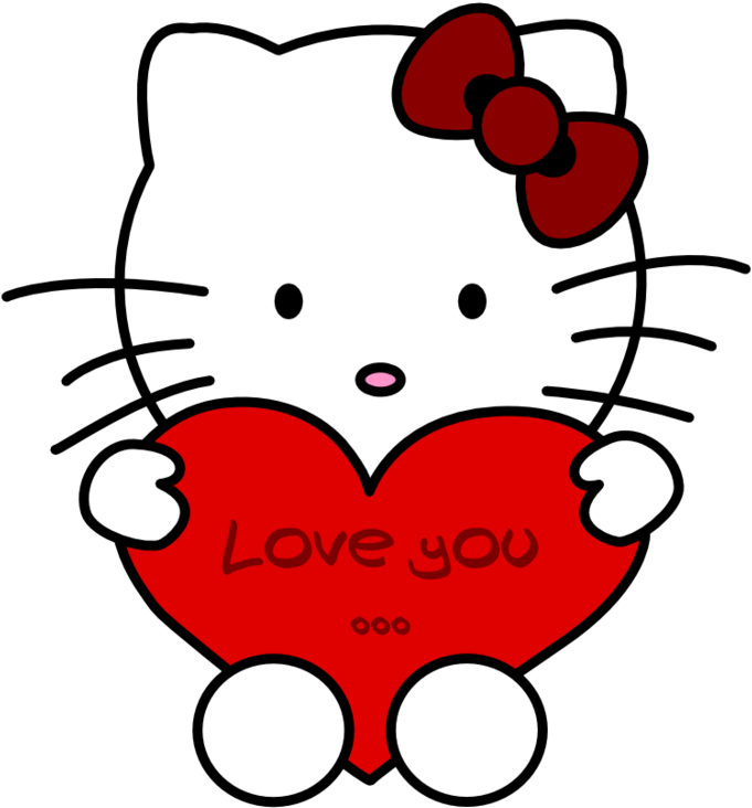 Love You Hello Kitty By Erysfoly D34x2jd - Love You Hello Kitty (800x796)