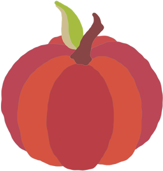 Short Red Color Block Designer Harvest Pumpkin Halloween - Pumpkin (400x400)