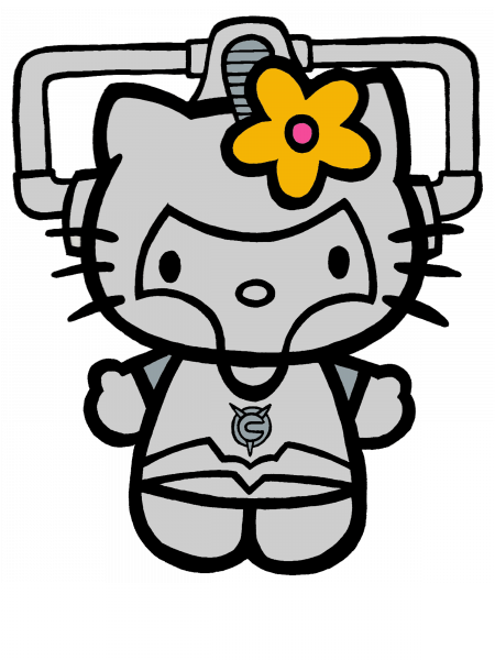 Hello Cyber Final - Hello Kitty Coloring Pages (450x600)