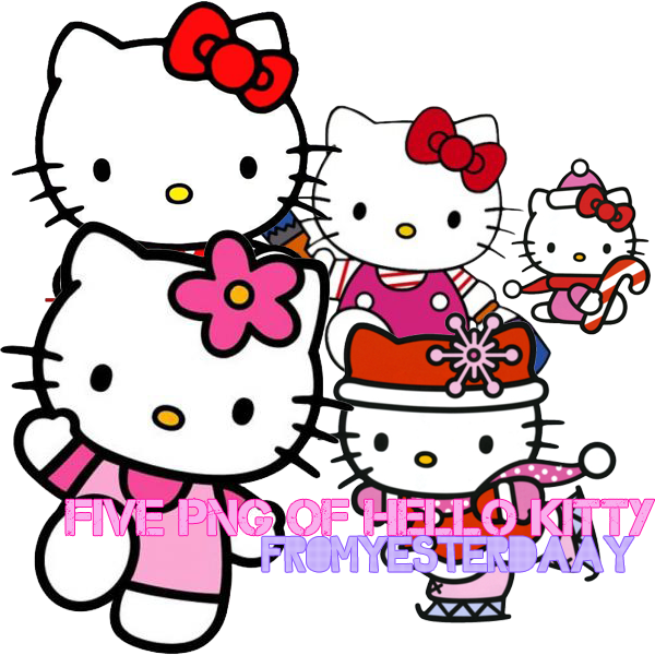 Png Hello Kitty By Fromyesterdaay On Deviantart - Hello Kitty Frame Design (600x600)