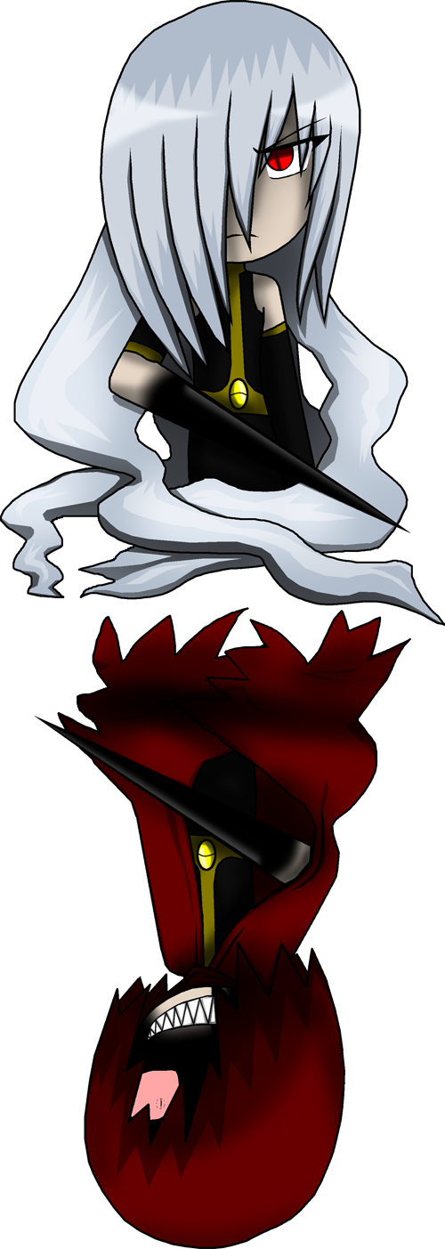 Demon Chibi Girl Chibi Seth Almar N Hood Demon - Cartoon (500x1403)