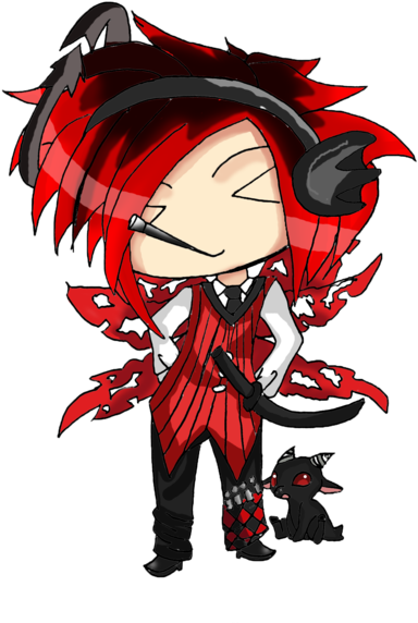 Chibi Demon Boy By Yumigi On Deviantart - Anime Chibi Boy Demon (400x669)