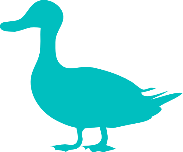 Duck Silhouette (600x498)