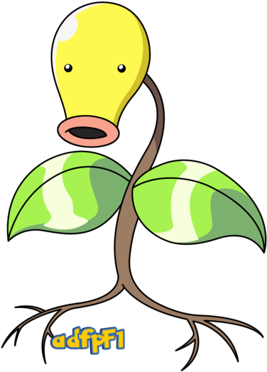 069 Bellsprout By Adfpf1 - Pokemon Bellsprout (400x546)