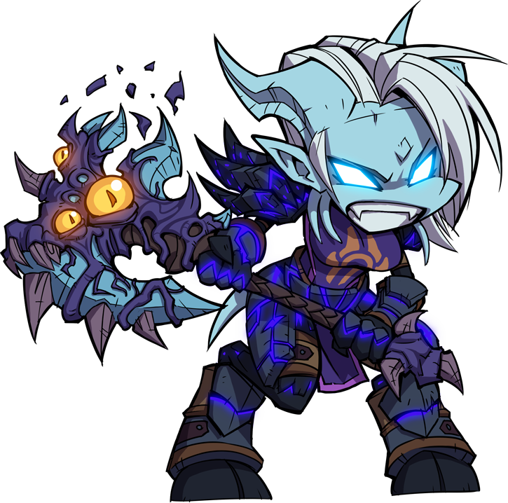Fantasy Fighterdemon Girlmonster - Anime Chibi Warrior Deviantart (725x718)