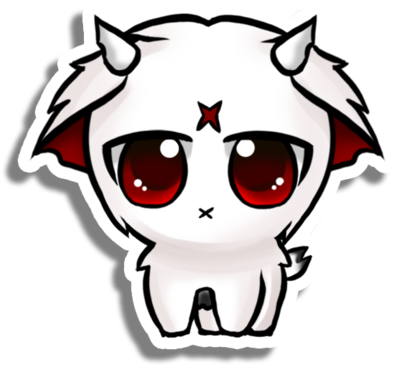 Demon Spawn Sticker By Samuraiflame D48cv96 Demon Spawn - Cute Chibi Demons (400x376)