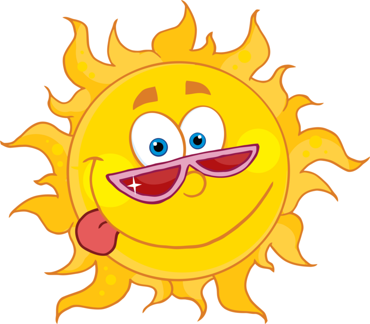 Cartoon Pictures Of The Sun - Happy Sun (760x667)