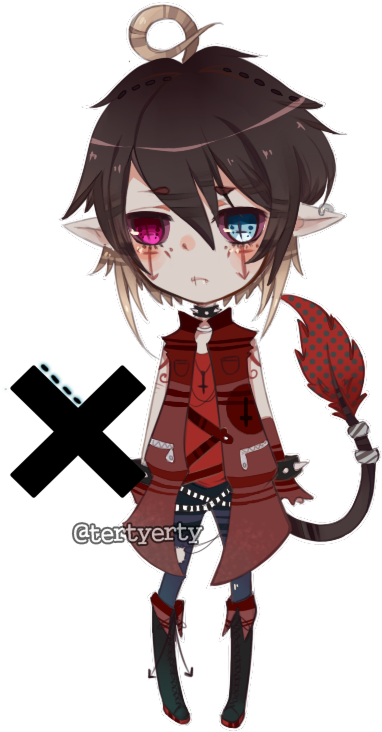 Demon Chibi Demon Chibi Free By Tertyerty - Demon Chibi (510x810)