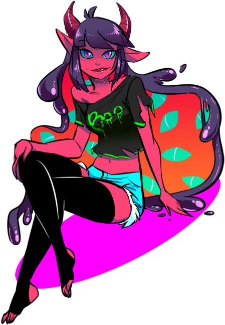 I Drew A Quick Thing For Greg - Monster Girl (500x708)