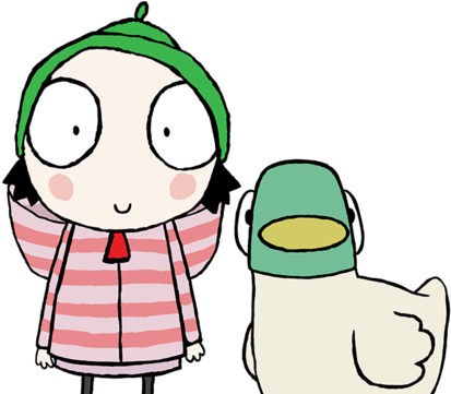 Sarah And Duck Cbeebies Bbc - Sarah And Duck Sarah (640x360)