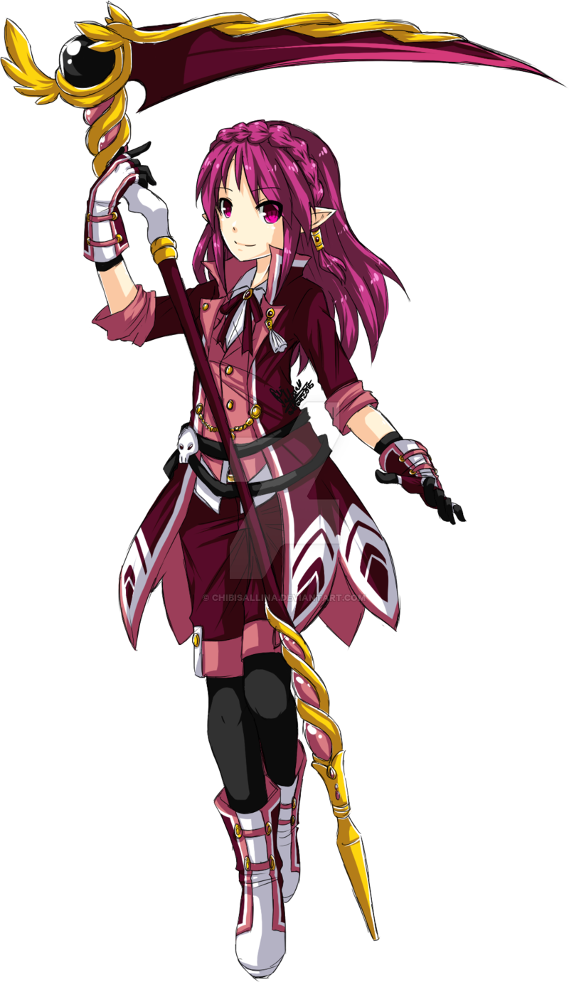 Anime Demon Girl With Sword Download - Cartoon (800x1381)