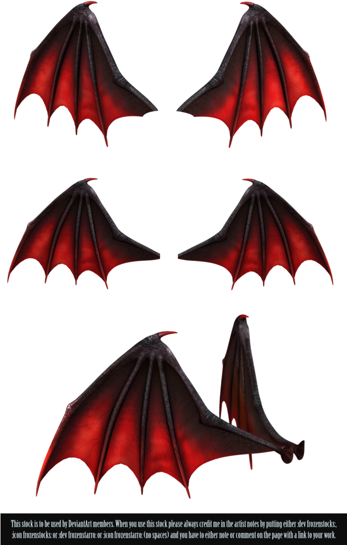 Anime Demon Girl With Dragon Wings 183280 - Demon Wings Png (707x1131)