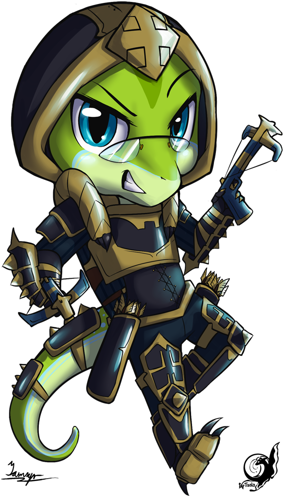 Luke The Demon Hunter Chibi Weasyl - Demon Hunter Chibi (571x1000)