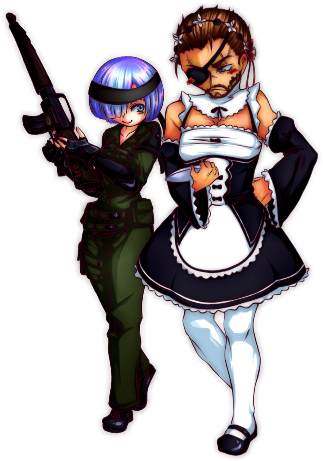 Rem Rezero Rezero Rem Rem Rezero Maid Demon Snake Metal - Metal Gear (1280x1878)