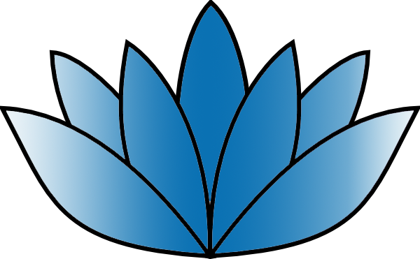 Lotus Clipart Reiki - Easy Drawings Of Flowers (600x371)