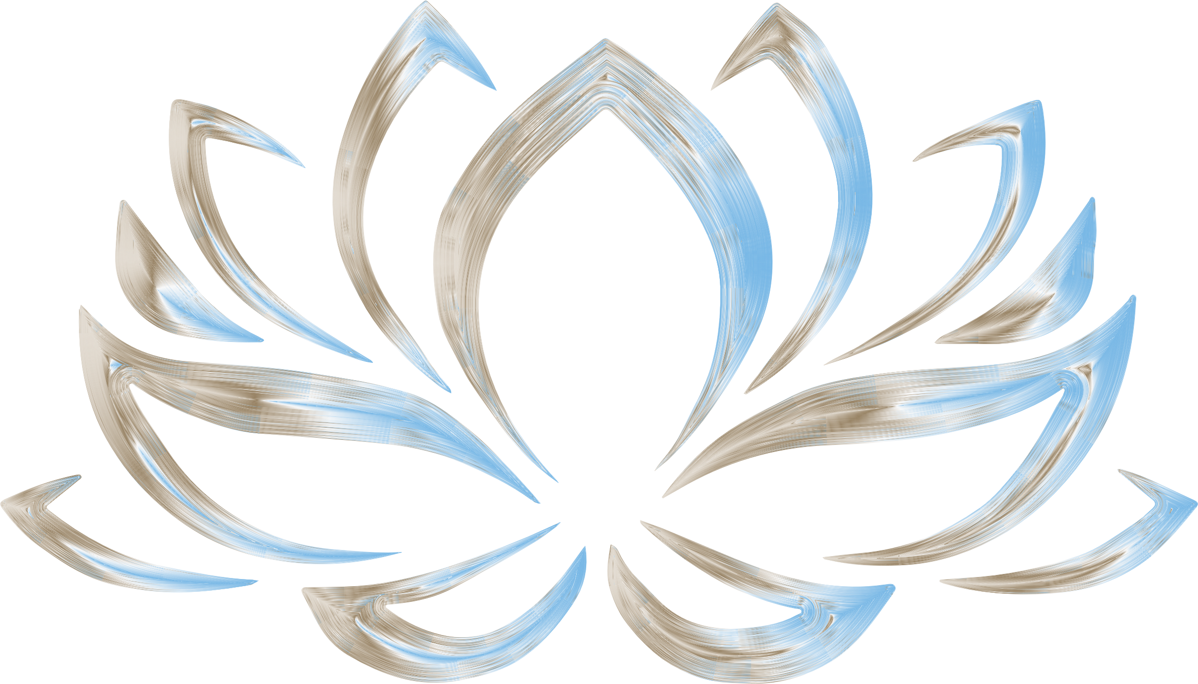 Lotus Flower Clipart No Background - Nam Myoho Renge Kyo (2350x1342)