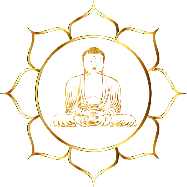 Lotus Flower Outline 9, Buy Clip Art - Buddhist Values And Morals (720x720)