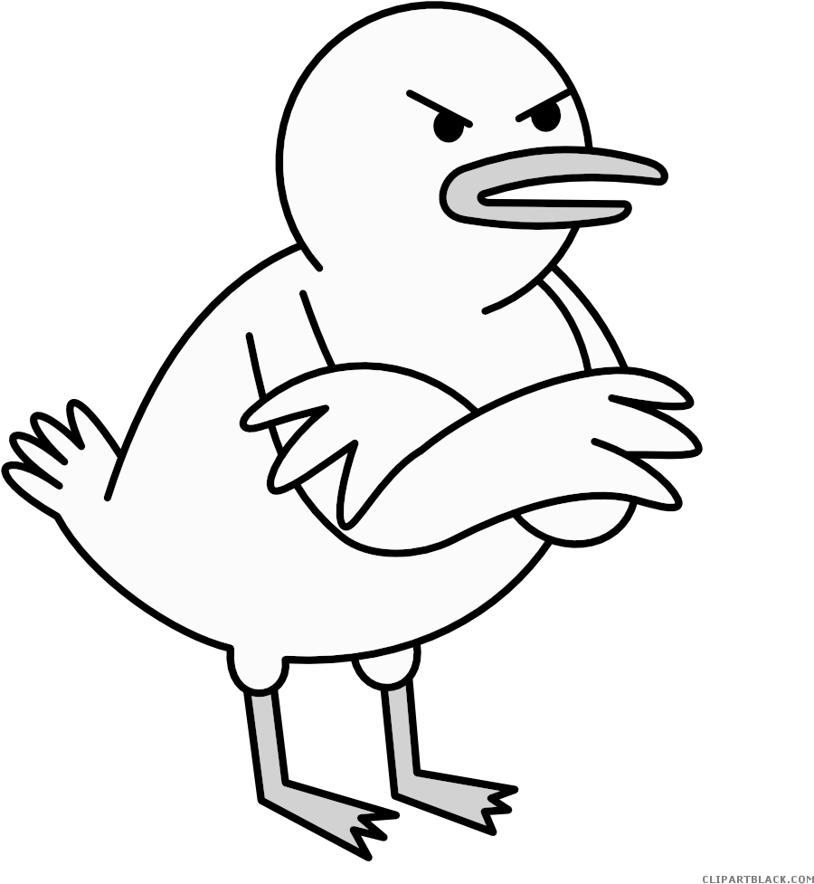 Baby Duck Animal Free Black White Clipart Images Clipartblack - Sword Of Truth Grace (1000x1000)