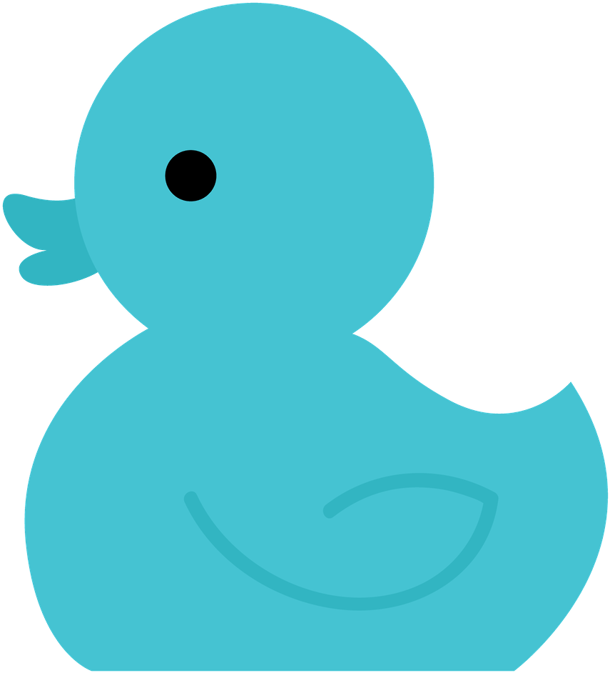 Say Hello Ducksclip Artart - Painting (900x987)