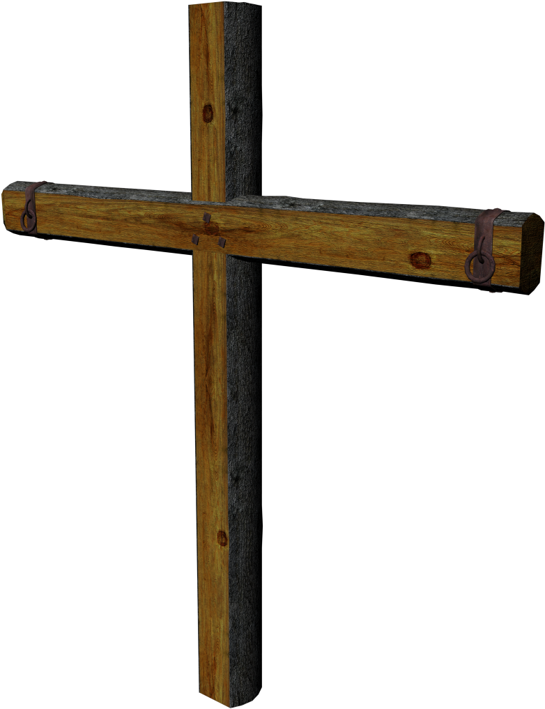 Rugged Cross Clipart - Rugged Wooden Cross Png (1024x1024)