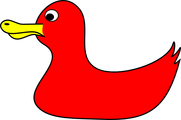 Free Red Duck Cliparts, Download Free Clip Art, Free - Red Duck Clipart (600x399)