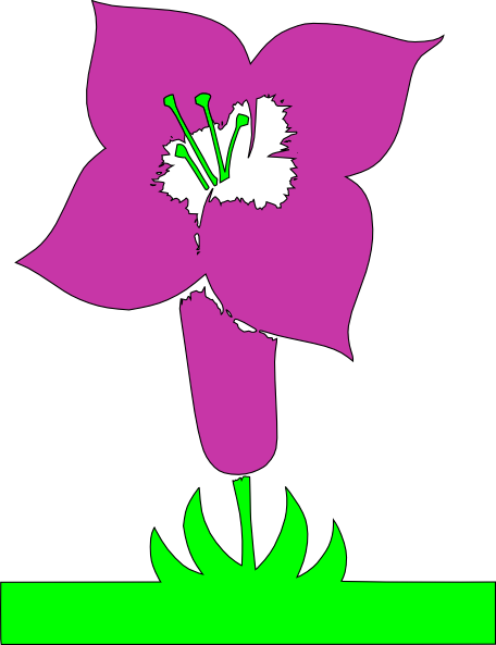 Flower Plant Clip Art - Clip Art (456x593)