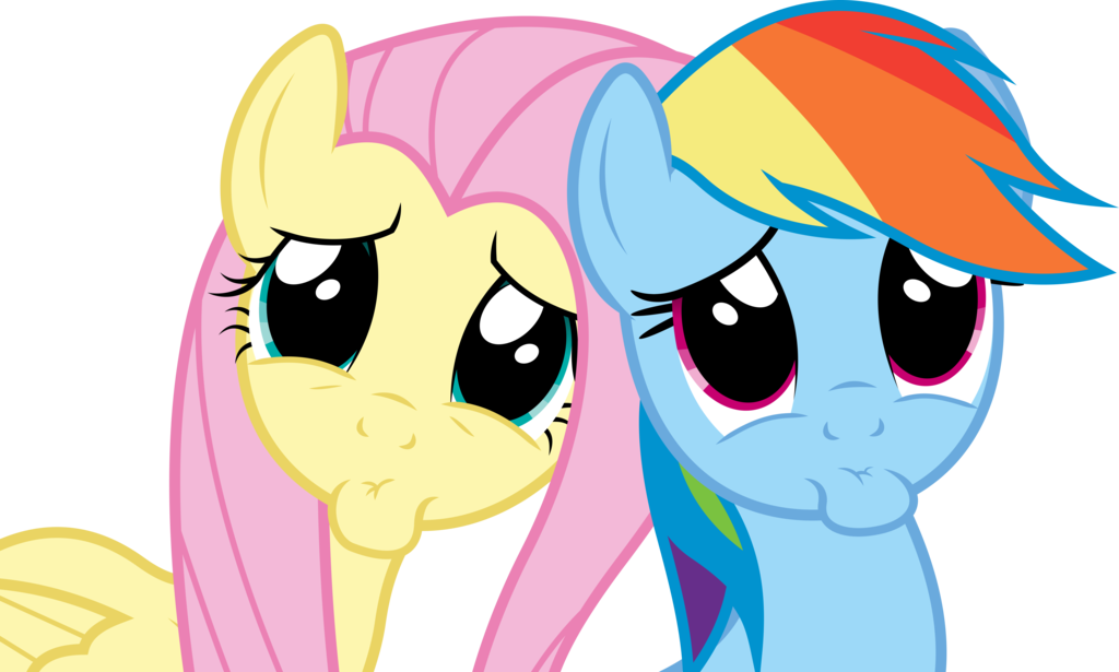The Next Evolution Of Duck Faces By Dasprid - My Little Pony Fluttershy And Rainbow Dash (1024x615)