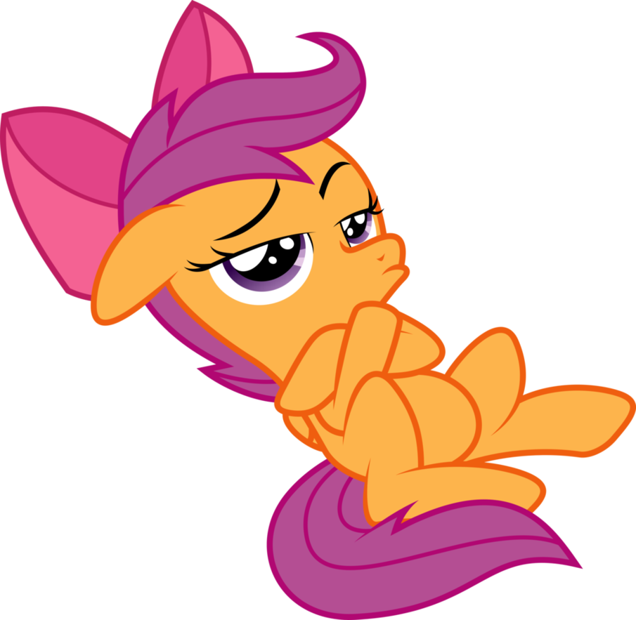 Scootaloo Duckface By Gamemasterluna - Mlp Scootaloo Peeing (905x883)