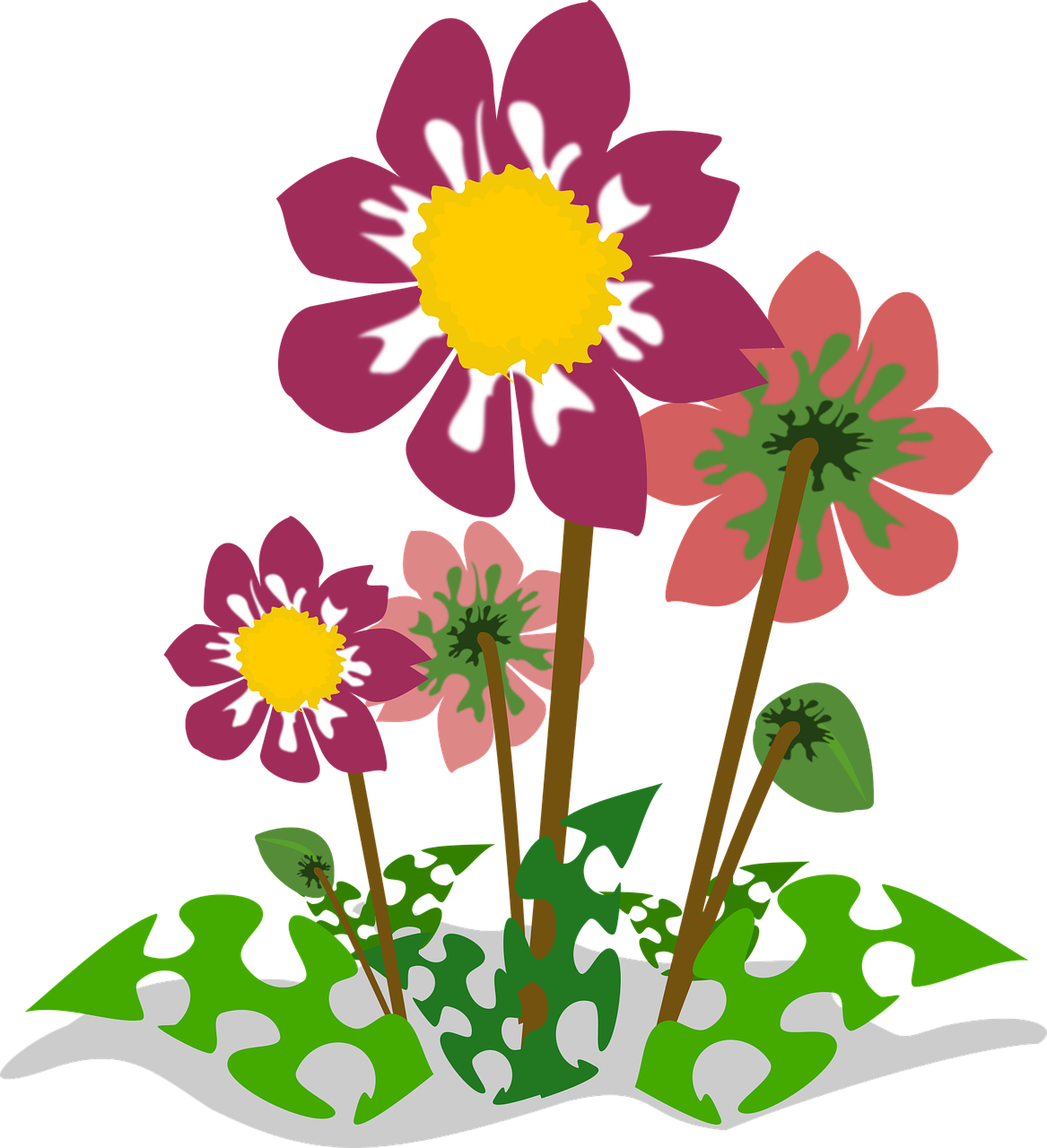 The Best - ดอกไม้ Clipart (1167x1280)