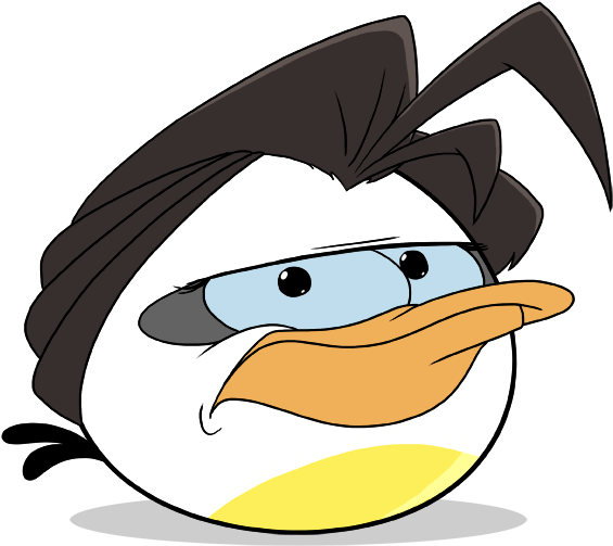 Angry Ducks Belle By Greyofpta - Cartoon (576x576)