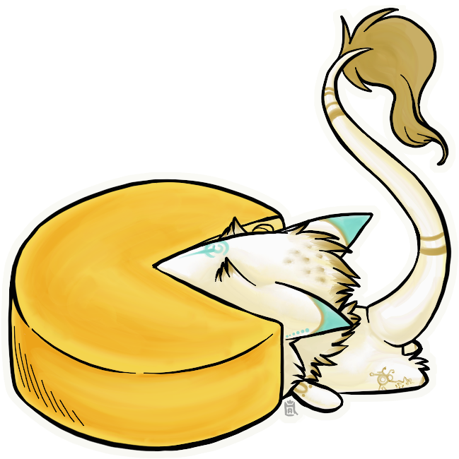 Cheese Wedge Sergal By Scuterr - Sergal Chibi (796x777)