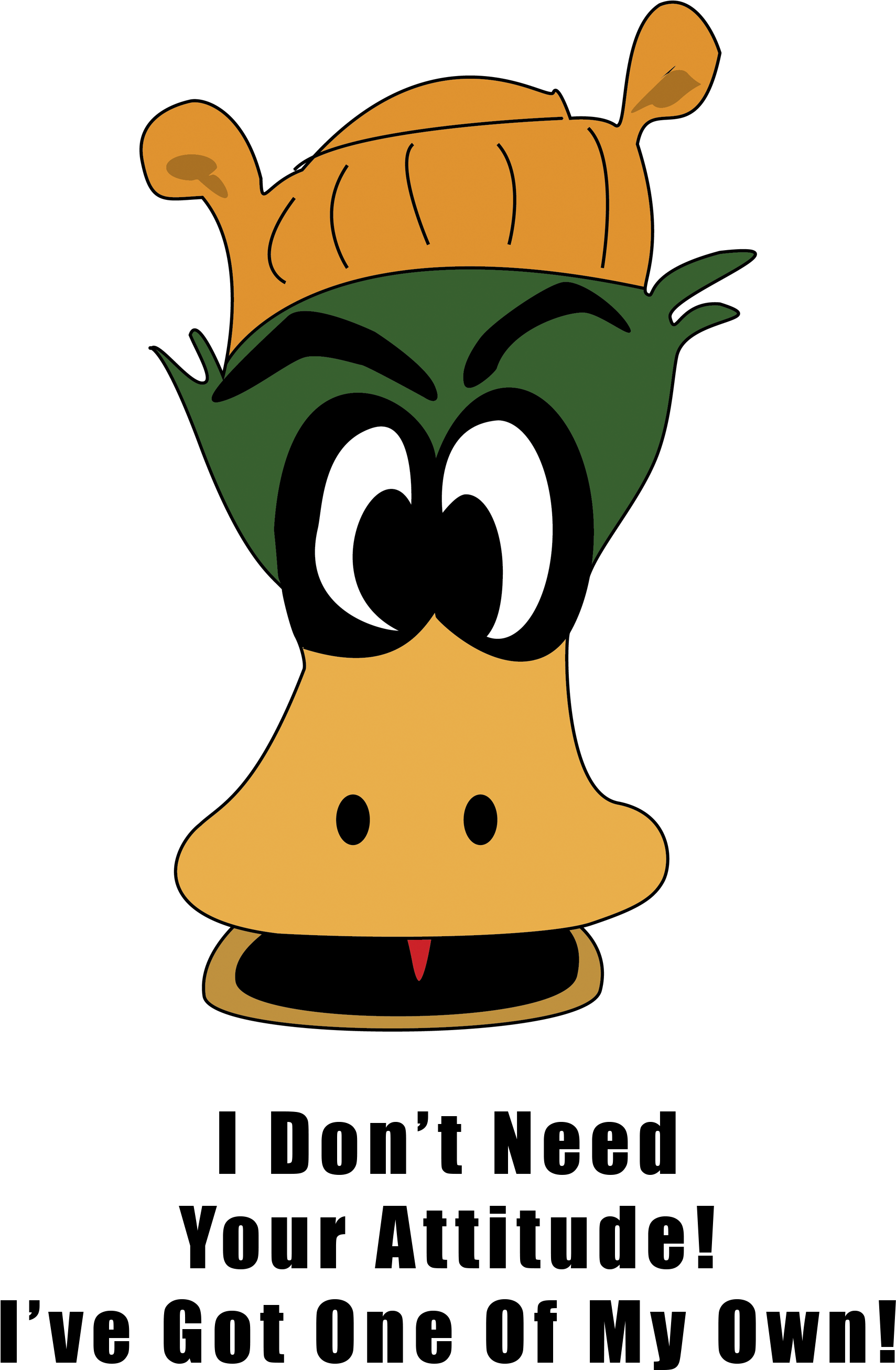 Angry Duck Attitude - Strabismus (1908x2811)