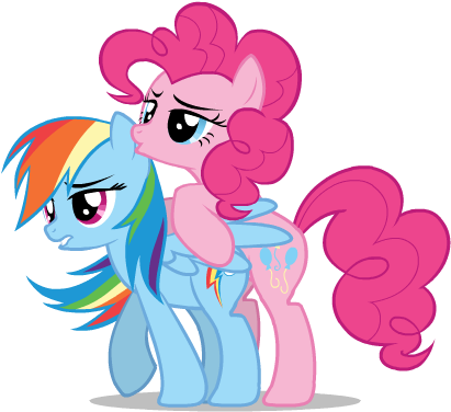 Mixermike622, Bedroom Eyes, Duckface, Kissing, Lesbian, - Pinkie Pie (515x504)