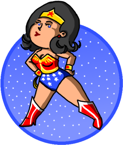 Wonder Duckface By Dianazequeda - Cartoon (473x533)
