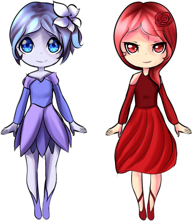 F2u Chibi Base By Missesvongola D8b2mak By Choupinette77 - Chibi Flower Base (894x894)