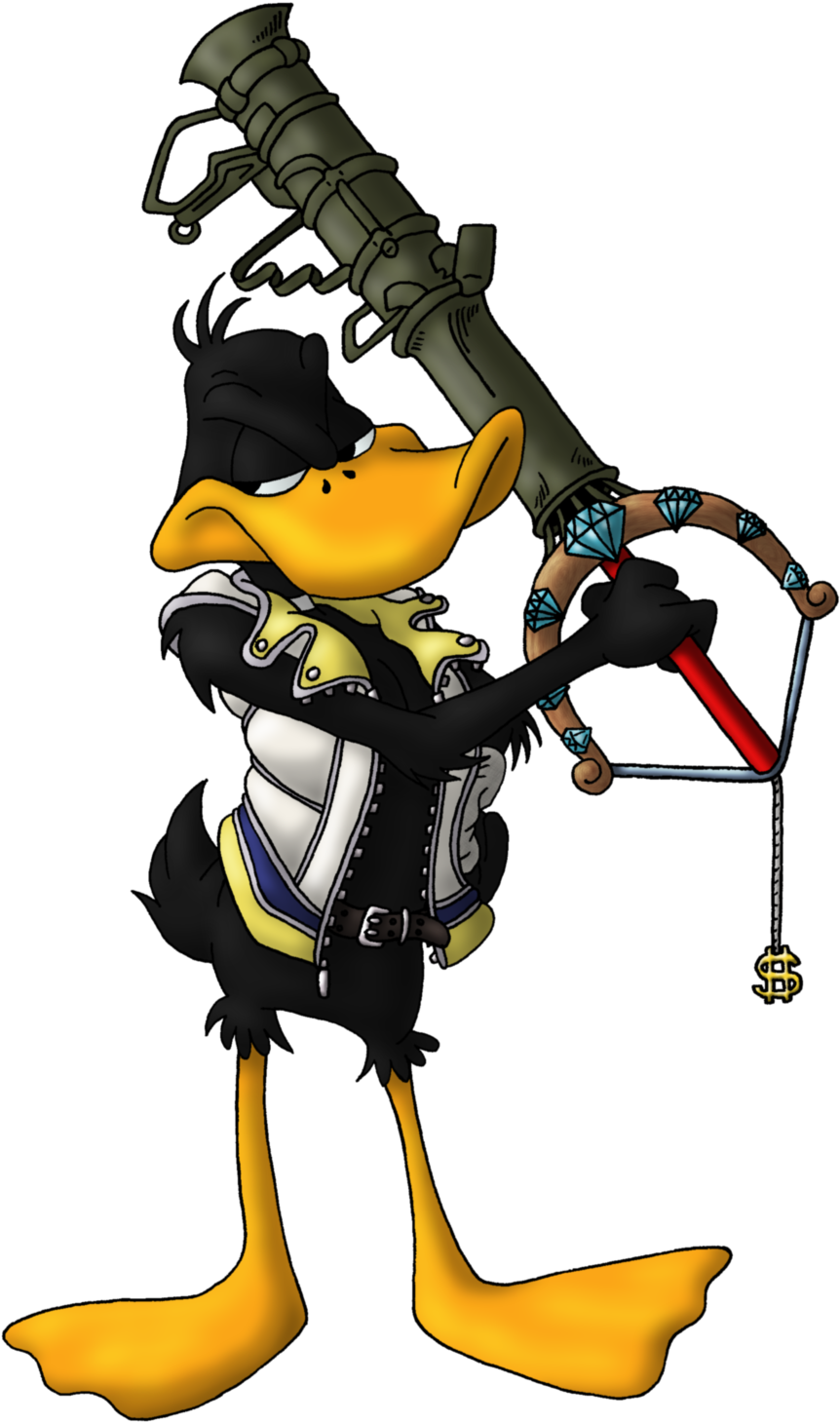 Daffy Duck Kh V2 - Daffy Duck Kingdom Hearts (875x1470)