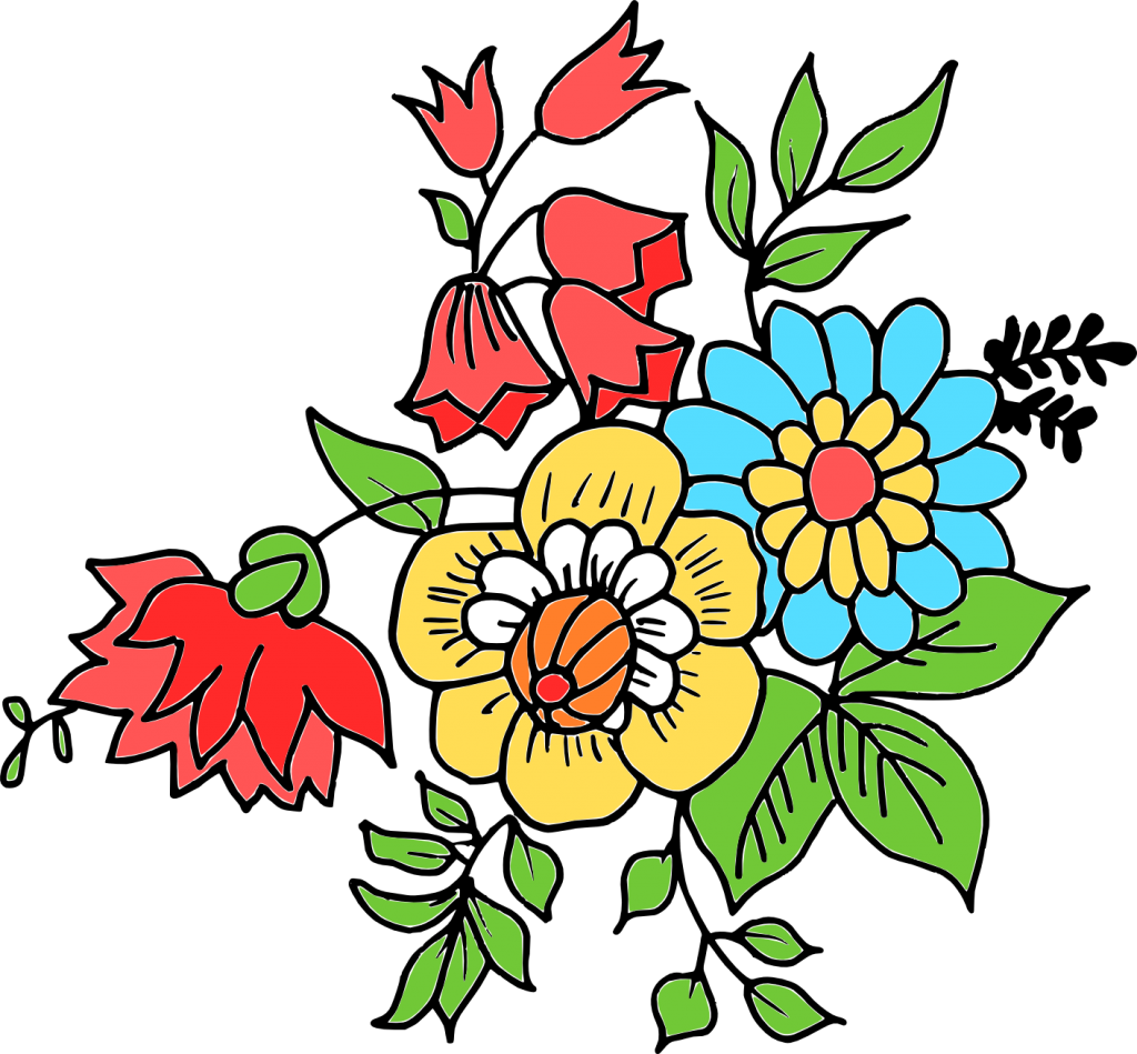 File Format Png File Size 369 33 Kb Free Flower Drawing - Flowers Drawing Png (1024x949)