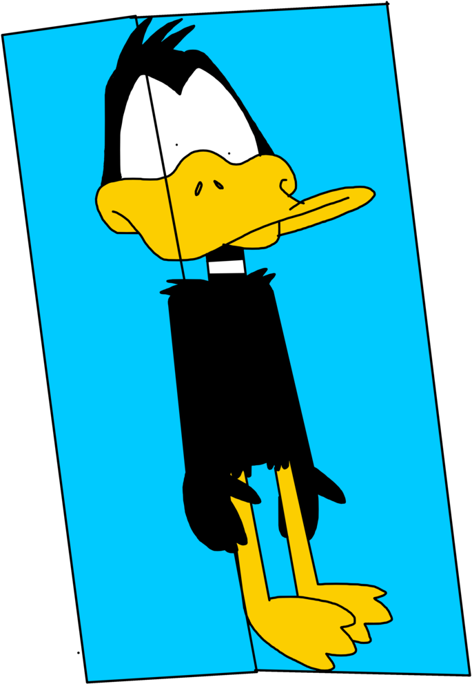 Boscoloandrea 222 29 Daffy Duck Frozen On Ice Cube - Daffy Duck (1024x1024)