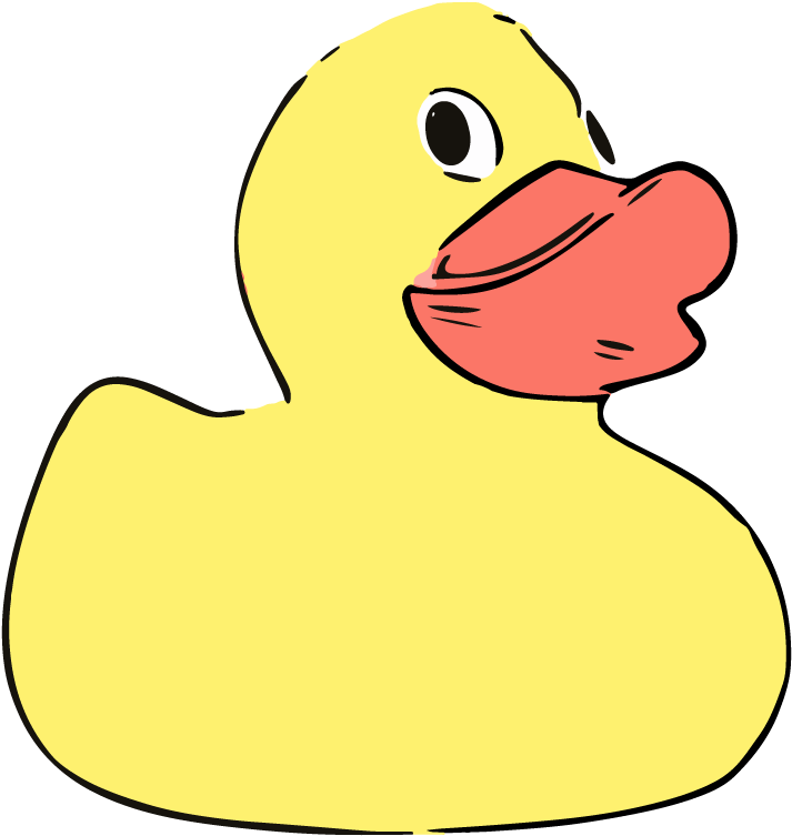 Rubber Duck Vector Graphic Art Free Vector Silhouette - Vectors Pro (800x800)