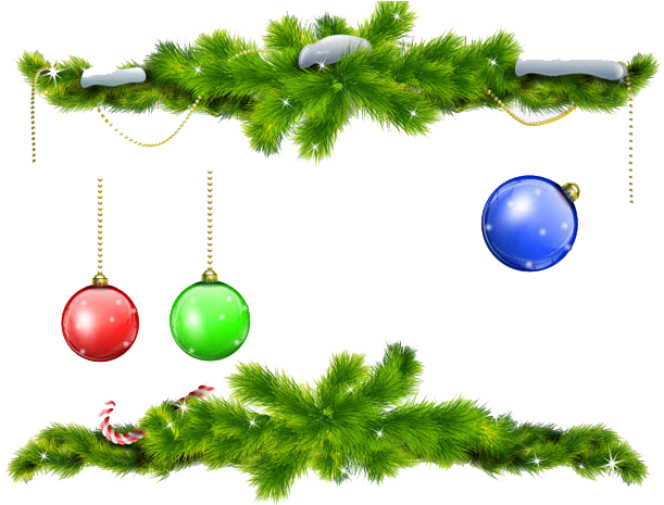 Christmas Tree Branch Clip Art - Christmas Tree Branch Clip Art (610x533)
