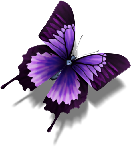 Source - Www - Cliparthut - Com - Report - Purple Butterfly - Purple Butterfly Png (512x512)